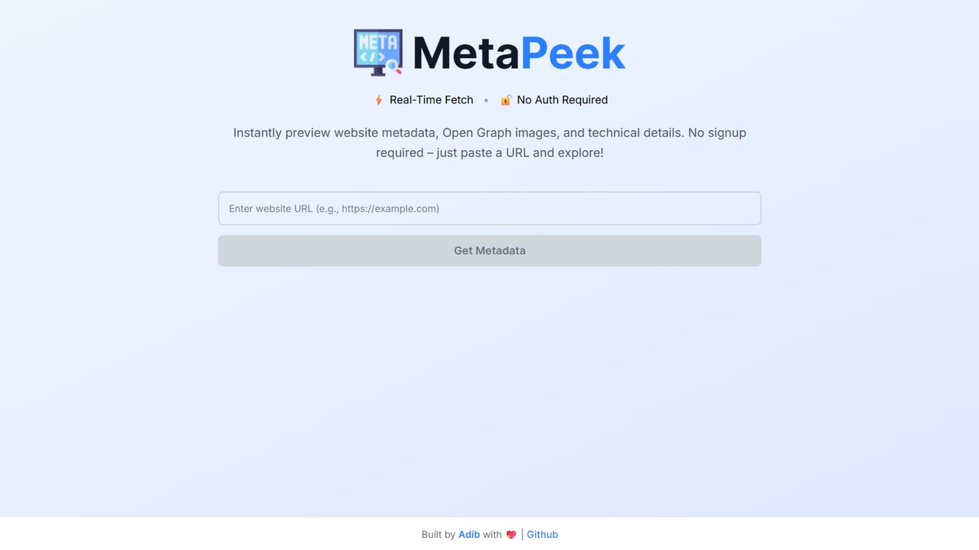 MetaPeek